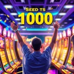 Menggambarkan pengalaman seru slot depo 1000 dengan pemain bersemangat merayakan kemenangan mereka.