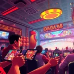 Live cockfighting action at dagawin.live, showcasing exciting online gambling excitement and interactive gameplay.