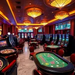 Vivez un gameplay palpitant sur un site de casino en ligne avec des tables luxueuses et des machines à sous vibrantes.