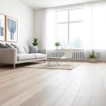Transform your space with luxury vinyl flooring, enhancing style and comfort in a modern living room.