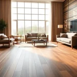 Transform your space with premium discount vinyl flooring in a stylish living room.
