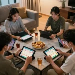 Pemain yang terlibat menganalisis strategi taruhan untuk toto togel di lingkungan rumah yang nyaman.