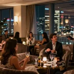 Guests enjoying upscale entertainment experience at 강남 쩜오 좋아요 venue with elegant decor and sophisticated ambiance.