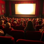 ดูหนังฟรี ในโรงหนังคลาสสิกที่มีผู้ชมตื่นเต้นรับชมภาพยนตร์