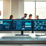 Visualize AI assistant for enterprise teams optimizing workplace productivity with innovative technology.