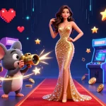 Engage with the stunning 3D illustration of UFABET's vibrant casino atmosphere, featuring unique gaming elements and dynamic visuals.