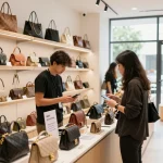 Shopping for high-quality items at a 레플리카 사이트 showcasing trendy products