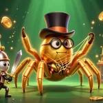 Rasakan sensasi kasino dengan gambar tarantula emas di atas slot bertema rasa4d yang megah.