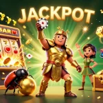 Permainan slot jackpot di gardenofnaturalbeauty dengan karakter unik menarik perhatian pemain.