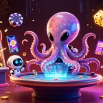 Engage in the thrilling world of the interior design inspiration blog with a dynamic alien poker scene.